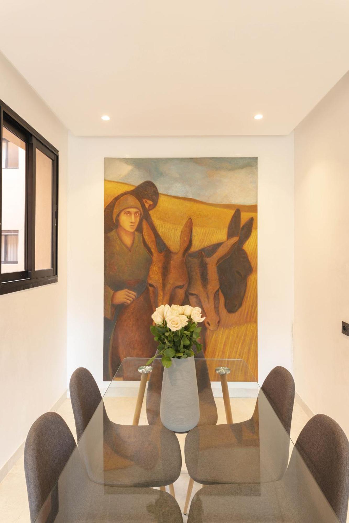 Appartement Uniquement Familial 2 Chambres Spacieux Cosy, Calme Marrakesh Exterior foto